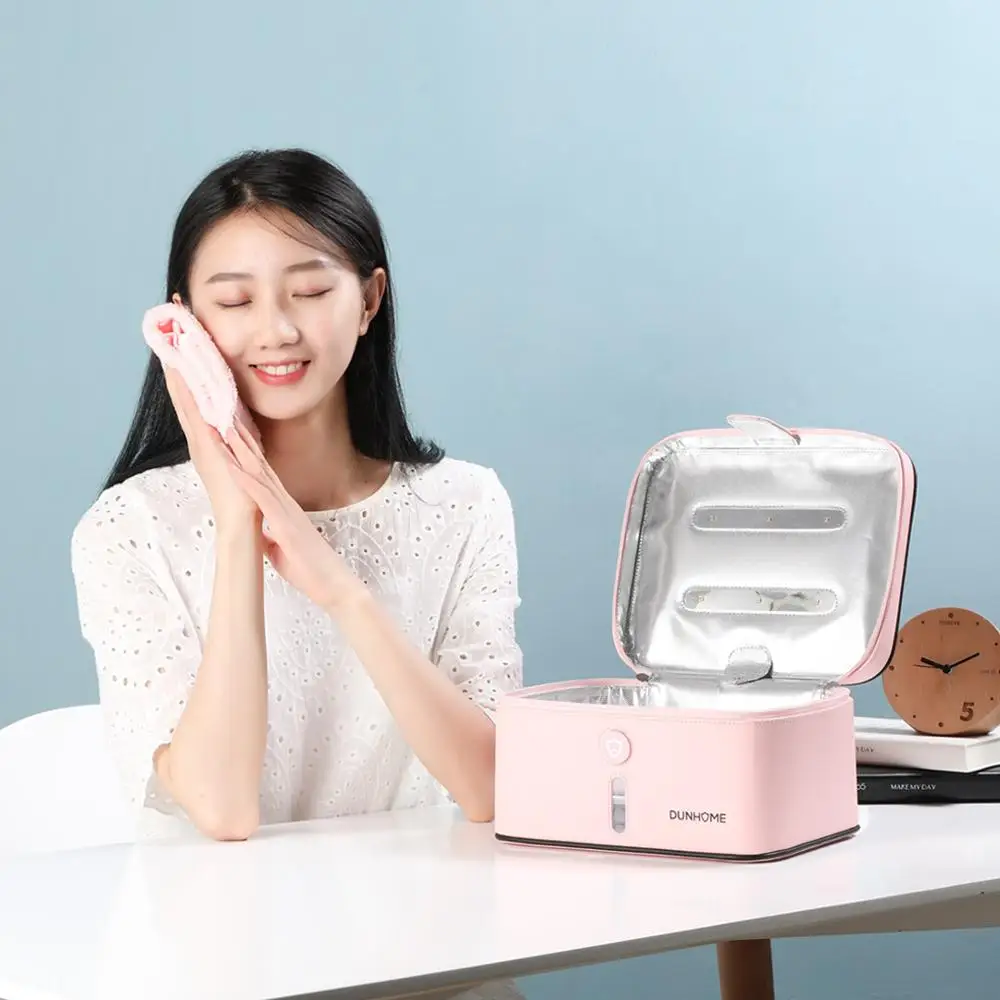  Xiaomi mijia Deodorization Box LED UV Portable Light Negative Ion Sterilization Box Storage Bag Car
