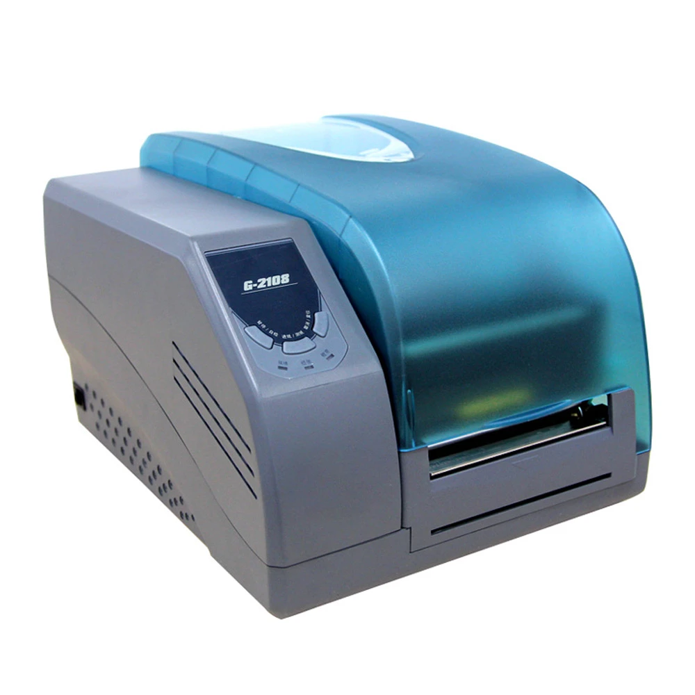 G2108 Barcode Printer Labeling Machine QR CODE LABEL PRINTER Clothing Tag  Barcode Machine Jewelry Label Printer