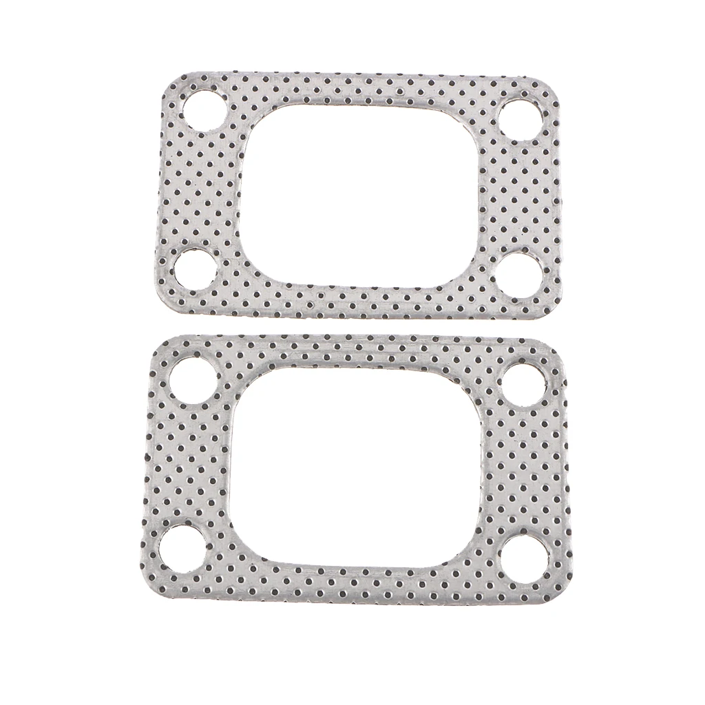 2Pcs Flange Gasket Universal For T3/T4 T35 T38 GT35  Manifold 4-