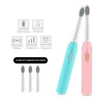 

Rechargeable Toothbrush Deep Cleaning Oral IPX7 Waterproof Stains Remove Toothbrushes
