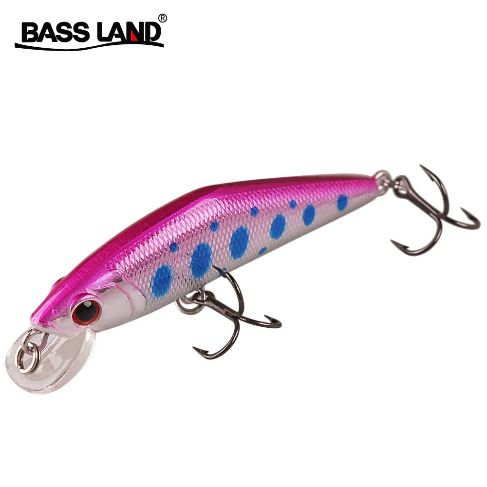 Рыболовная приманка Bassland Minnow рыболовная микро скоростная 50s погружная 50 мм 3 5 г