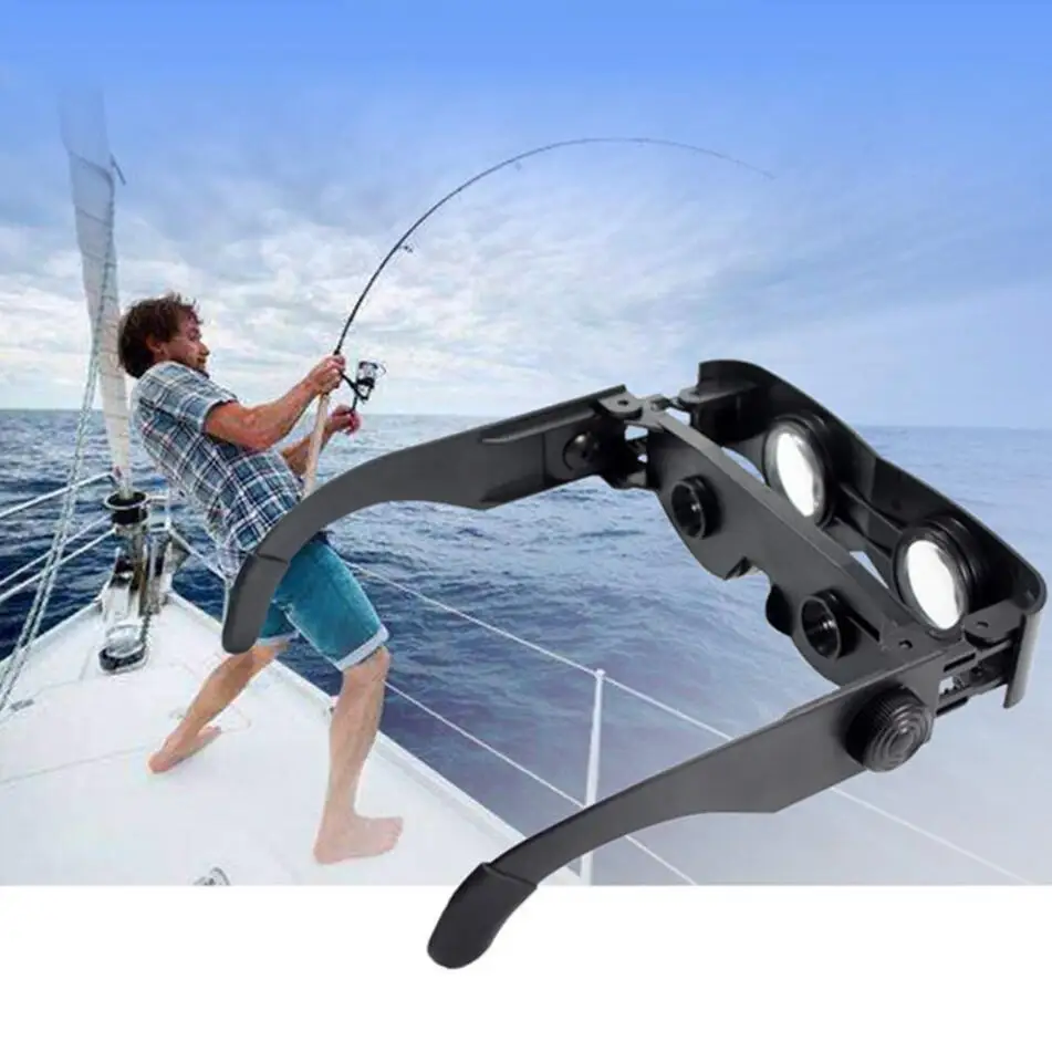 

Adjustable Eyewear Fishing Glasses 3-6 Times Zoom Portable Magnifier Wearable Binoculars Binoculars Telescope