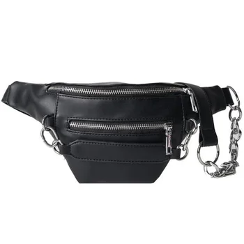 

Women'S Casual Pockets Chest Bag Fashion Pockets Pu Pockets Ladies Messenger Bag