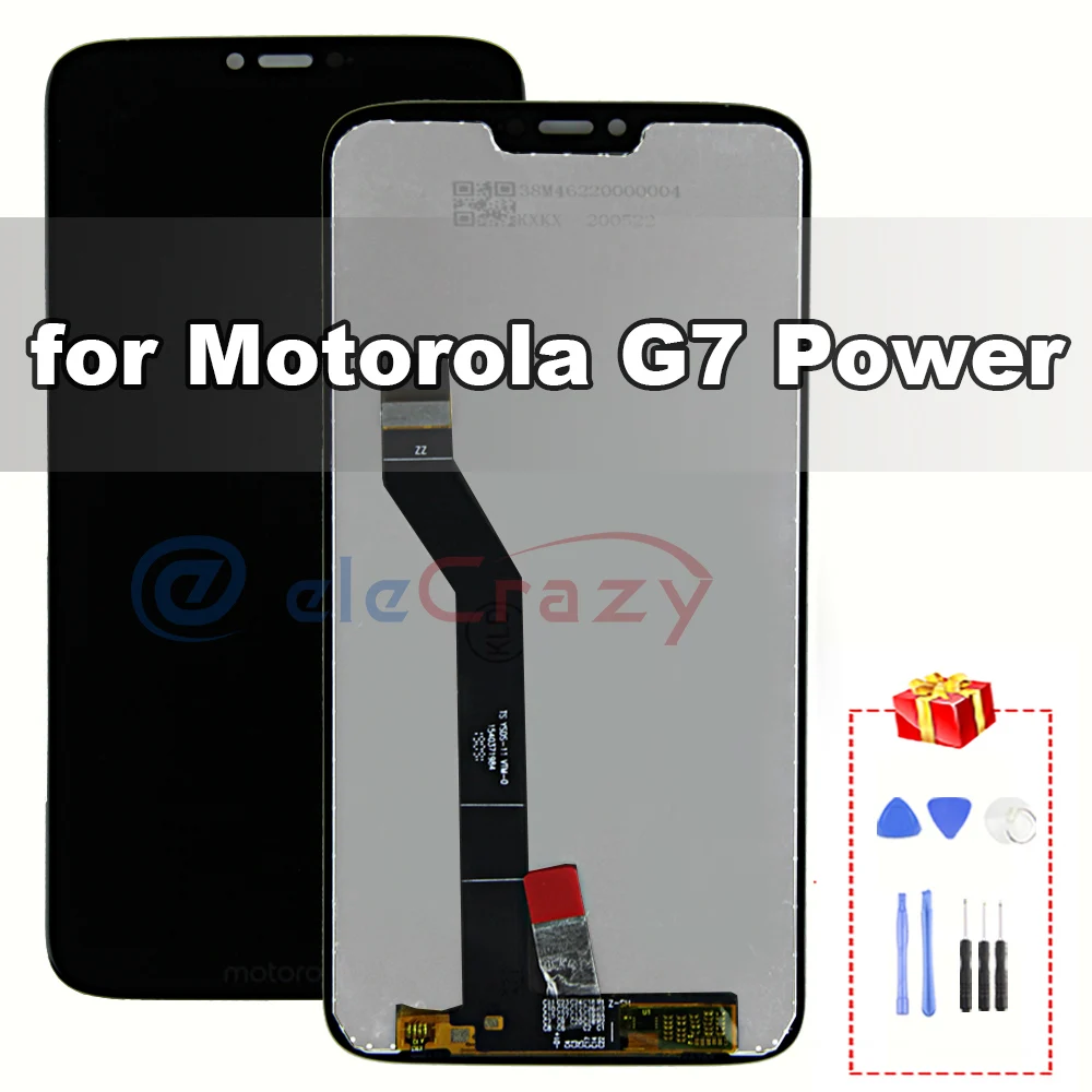 

Original for Motorola G7 Power XT1955 LCD Screen Display with Touch Digitizer Assembly Replacement 100% Tested
