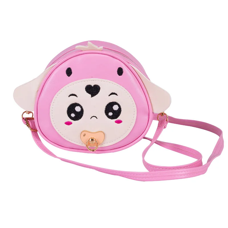 

New Kids Cartoon Bag Lovely Pure Color Single Shoulder Bag Korean Edition Creative Multifunctional Pack