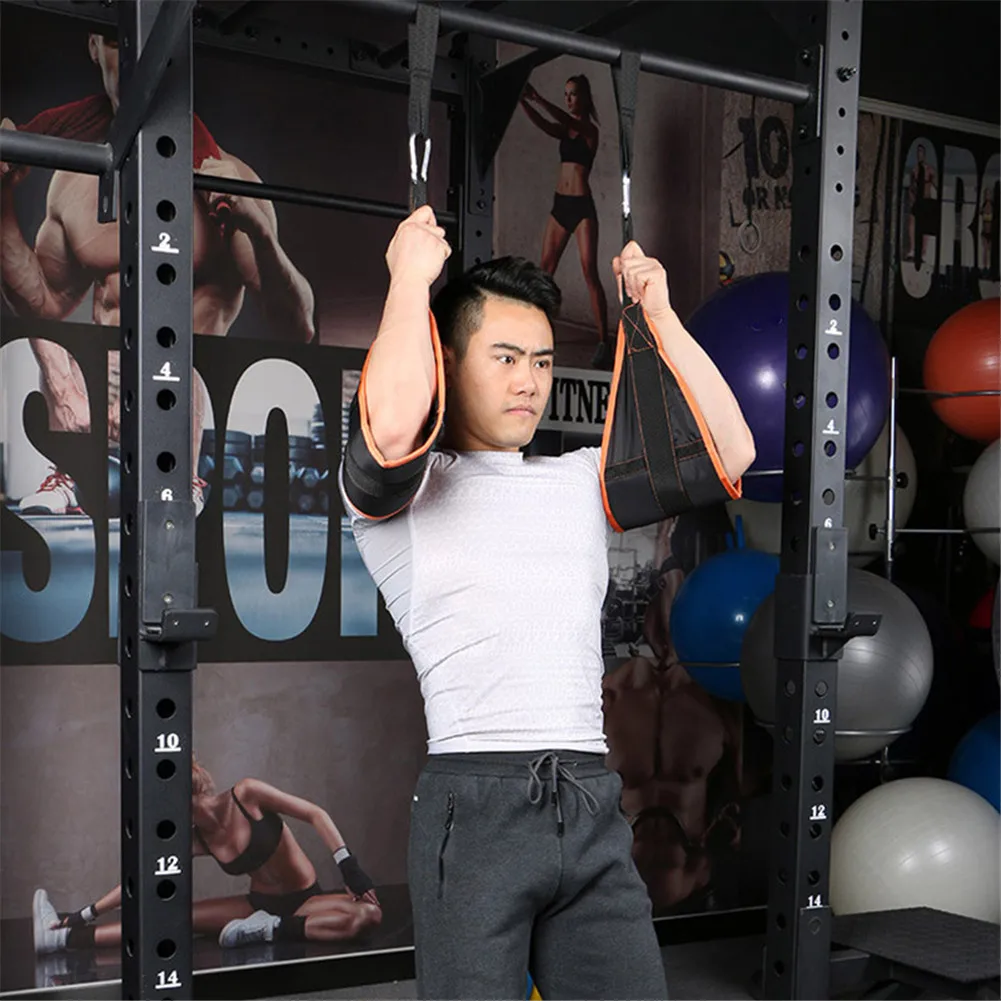 ABS тренировка сторонников обучение Abs пояс горизонтальный бар подтягивающий слинг брюшной слинг прочный XR-Hot