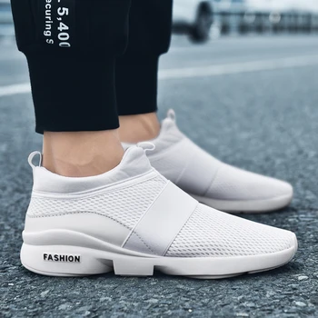 

2020 New Summer Mesh Shoe Sneakers For Men Shoes Breathable Men's Casual Shoes Slip-On Male Shoes Loafers Casual Walking 39-46