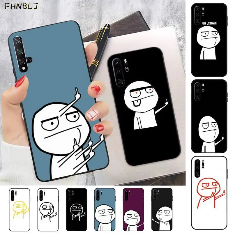 Мягкий чехол FHNBLJ из ТПУ для huawei P8 P9 p10 p20 P30 P40 pro lite psmart 2019 | Мобильные телефоны и