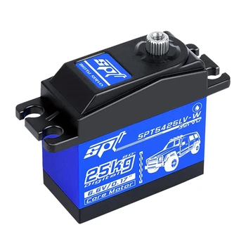 

CSS Waterproof Spt5425Lv-W 25Kg 90 Degrees Digital Servo For 1:8 1:10 Rc Car Boat Robot Toys For Children Rc Car Parts