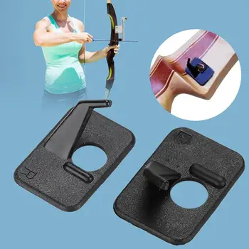 

Bow Aiming Durable Lightweight Self Pasting Right Left Hand Black Competitive Competition Archery Field Arrow Arrow Rest