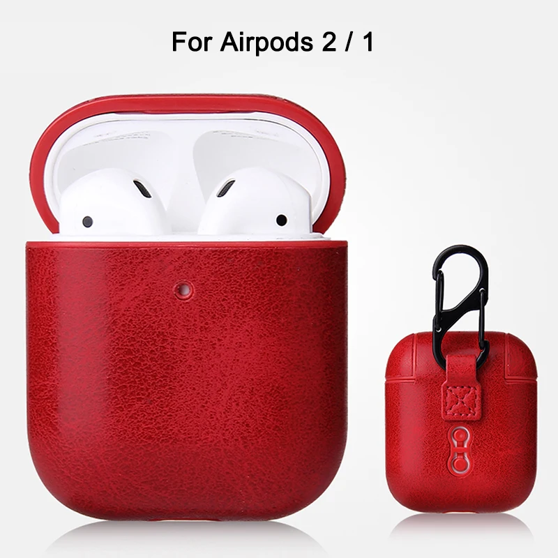Роскошный кожаный чехол для Apple Airpods Pro, противоударный чехол для Air pods 3 Pro, защитный чехол на крючок для Airpods Pro 3 2 1, чехол