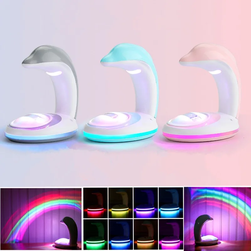 

Novelty Photo Artifact Rainbow Projector LED Colorful Night Light Romantic Rainbow Projector Lamp Bedroom Decor Light Gifts