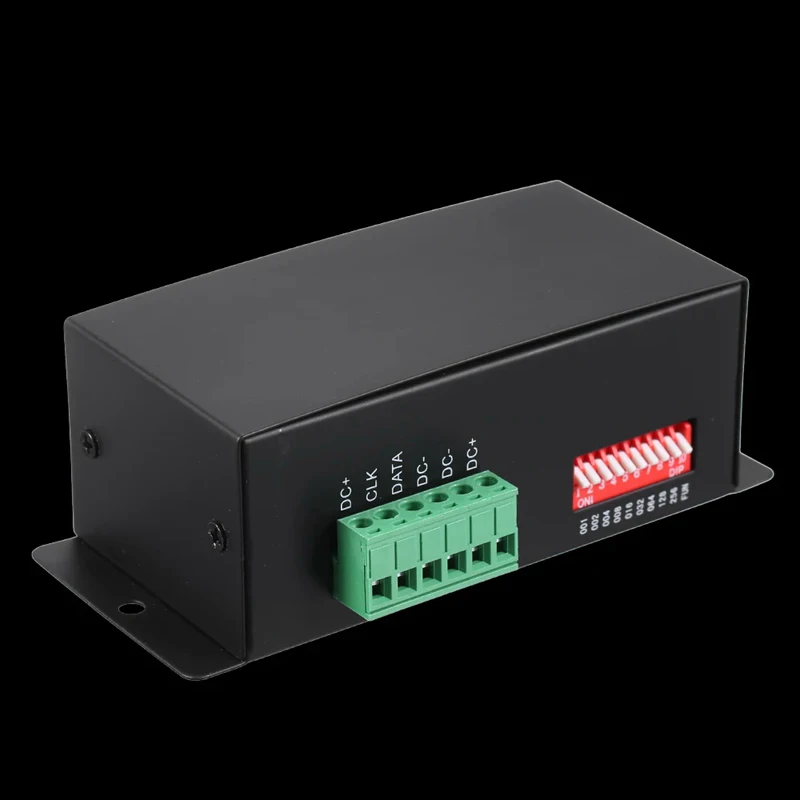 Топ-светодиодный светильник контроллер рабочий Dc 5-24 В Rgbw Dmx512 декодер Dmx в Spi Si для струнный светильник s
