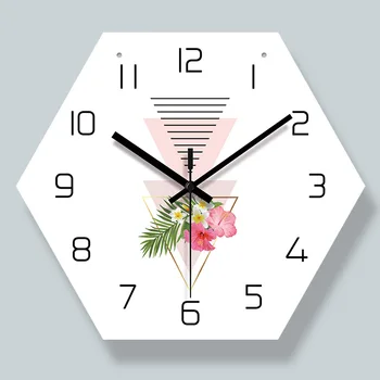 

Nordic Silent Wall Clock Large Wall Clock Wall Watch Home Modern Living Room Luxury Simple Creative Home Decoration ClockLB60905