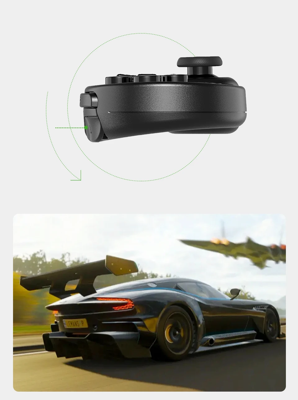 8BitDo SN30 Pro for Xbox cloud gaming on Android includes clip - Android