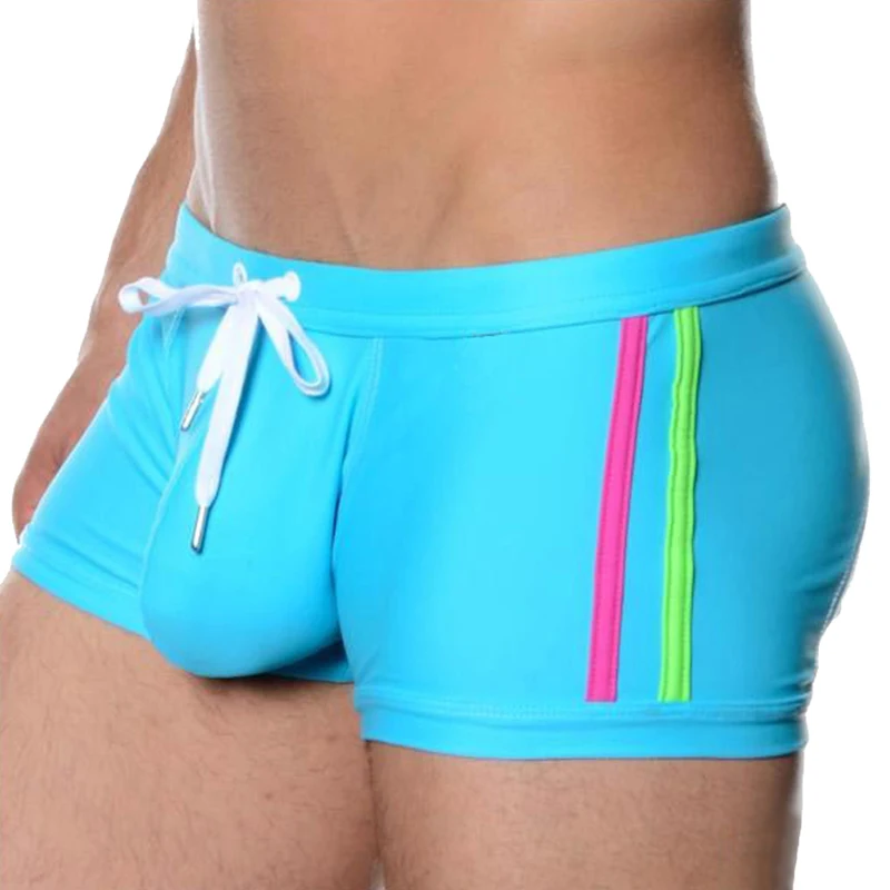 Sexy Swimwear Mens Nylon Quick Dry Surfing Board Shorts Male Sport Beach Swimming Trunks Pouch Bathing Swimsuits Maillot De Bain Swim Trunks Swim Shorts Men Swimsuit