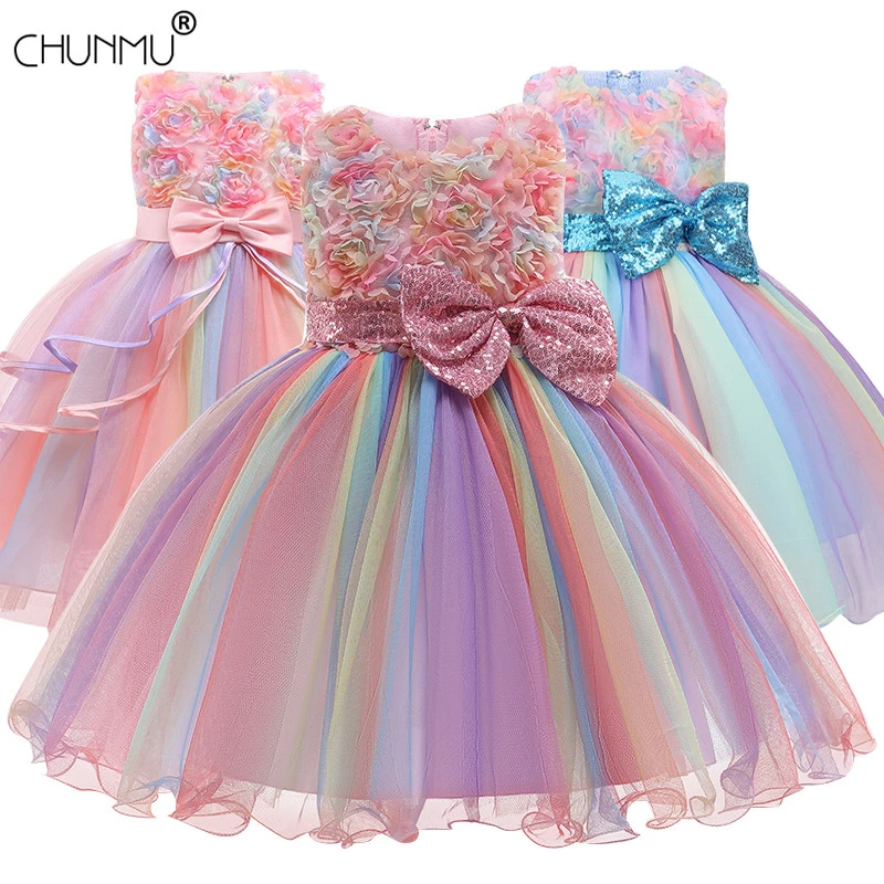 Robe De Princesse Brodee Pour Filles Tenue De Fete D Anniversaire Elegante Vetements De Noel Pour Bebes De 2 A 10 Ans Aliexpress