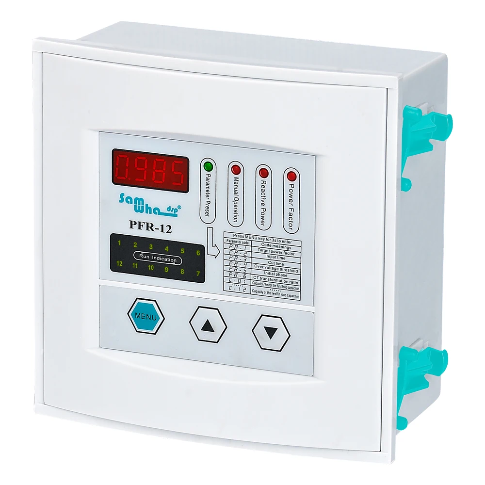 Контроллер коэффициента мощности Samwha-Dsp PFR-12 12 шагов 380 В - Цена: 