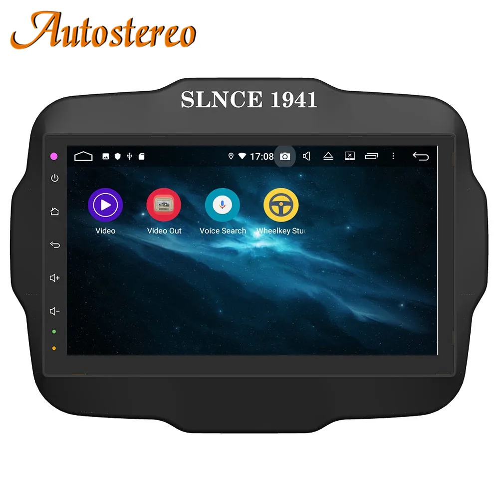 Top Android 9.0 DSP 64G No Car DVD Player GPS Navigation For Jeep Renegade 2015+ Auto Stereo Radio Multimedia Player Head Unit Video 5