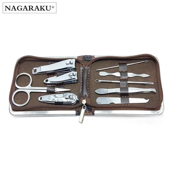 

NAGARAKU Nail Cuticle Pusher Callus Shavers Cuticle Scissors Rasps mini Scissors Exfoliating Scrub Nail Clean Set