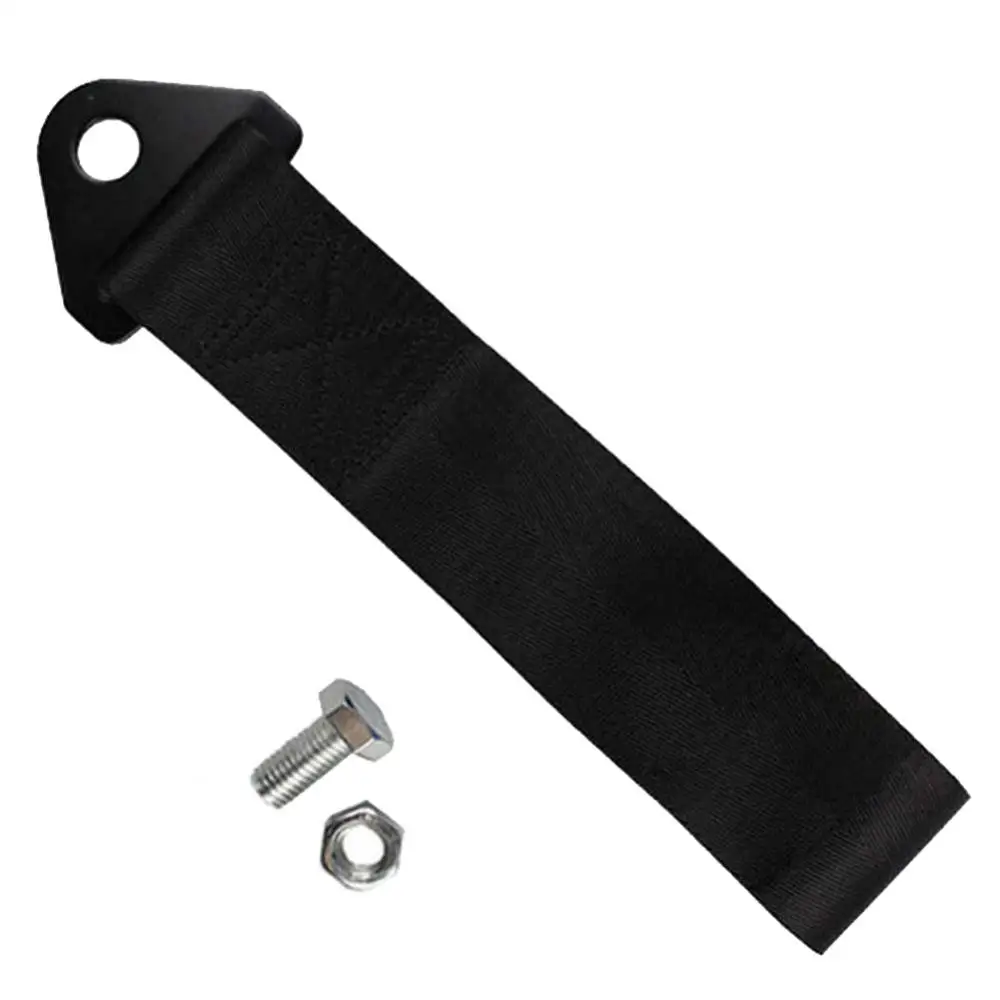 1 Pcs Car Automotive Tow Strap Set Front/Rear Bumper Hook 10000 LBS For Hanging Tow Hook Ornaments Or Strapping Down Your Ride