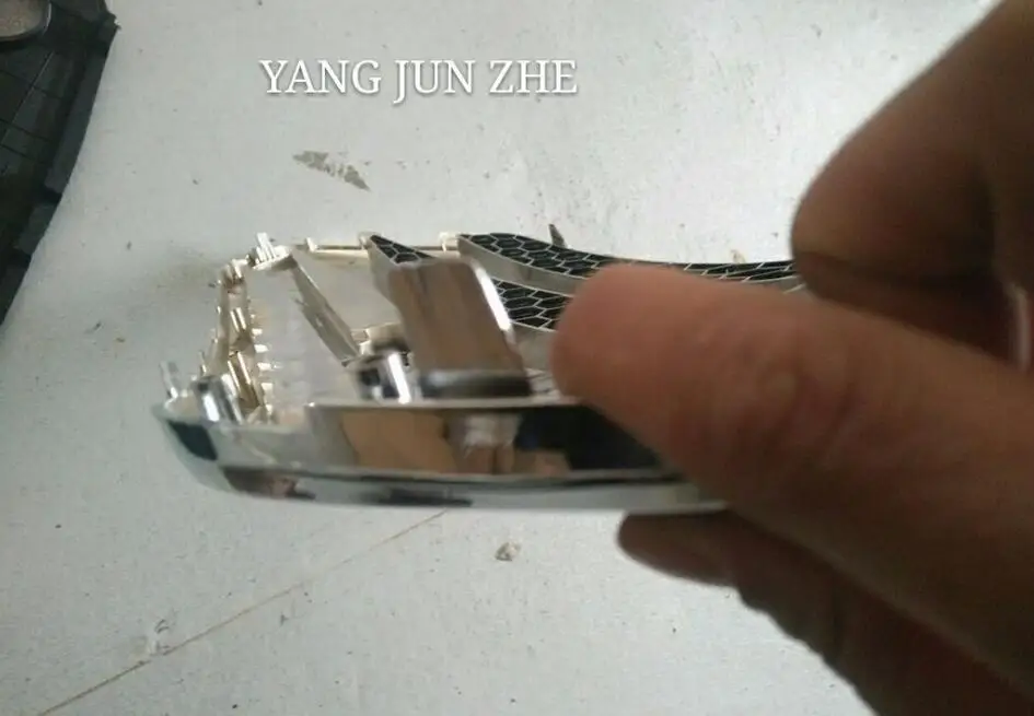 2009-2015 For Hyundai ix35 ABS chrome front grille Refit around trim trim grills Racing car grill frame cover