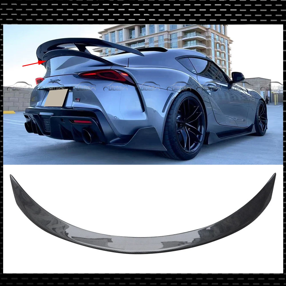 Спойлер A90 A91 MK5 стильный спойлер из натурального углеродного волокна для TOYOTA Supra GR