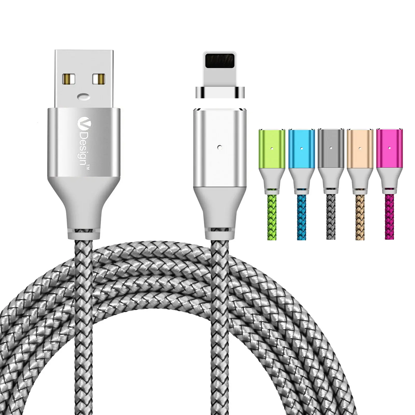 Blue iOS Cable 3/6/10ft Магнитный Micro Тип usb-C IOS Зарядное устройство передачи данных кабель для iPhone и Android для samsung Galaxy A3/A5/A7 - Цвет: Blue iOS Cable