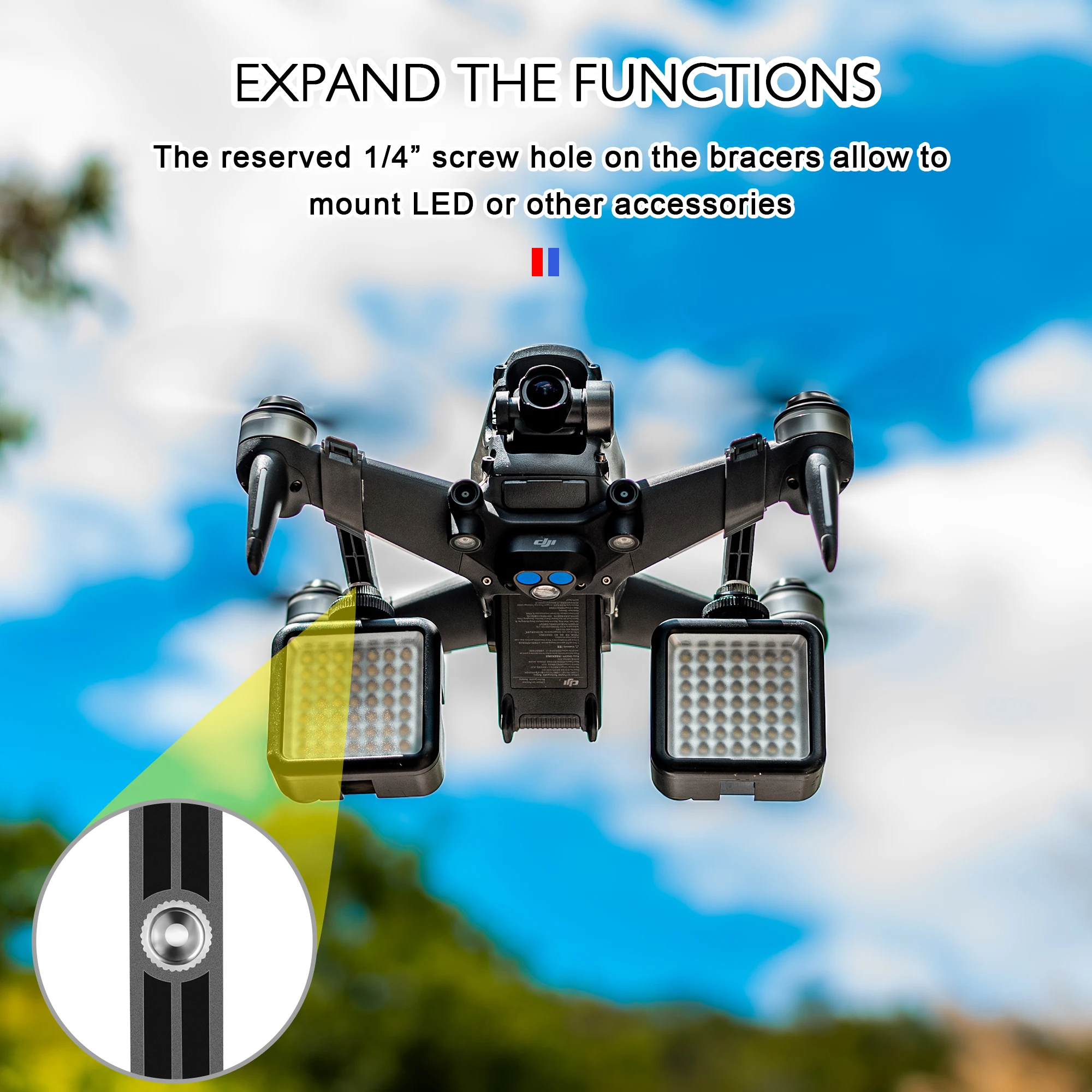 Нарукавники для дрона DJI FPV аксессуары повышенная прочность на руку уменьшение