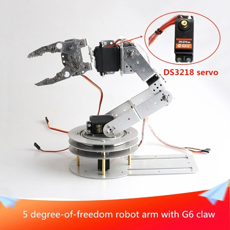 5 degree of freedom robotic arm