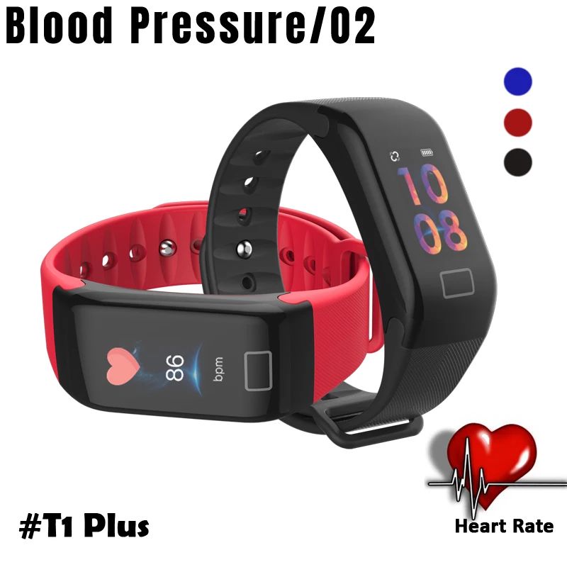 

F1C Smart Bracelet Waterproof Color Screen Blood Pressure Fitness Tracker Heart Rate Monitor Smart Band Sport for Android IOS
