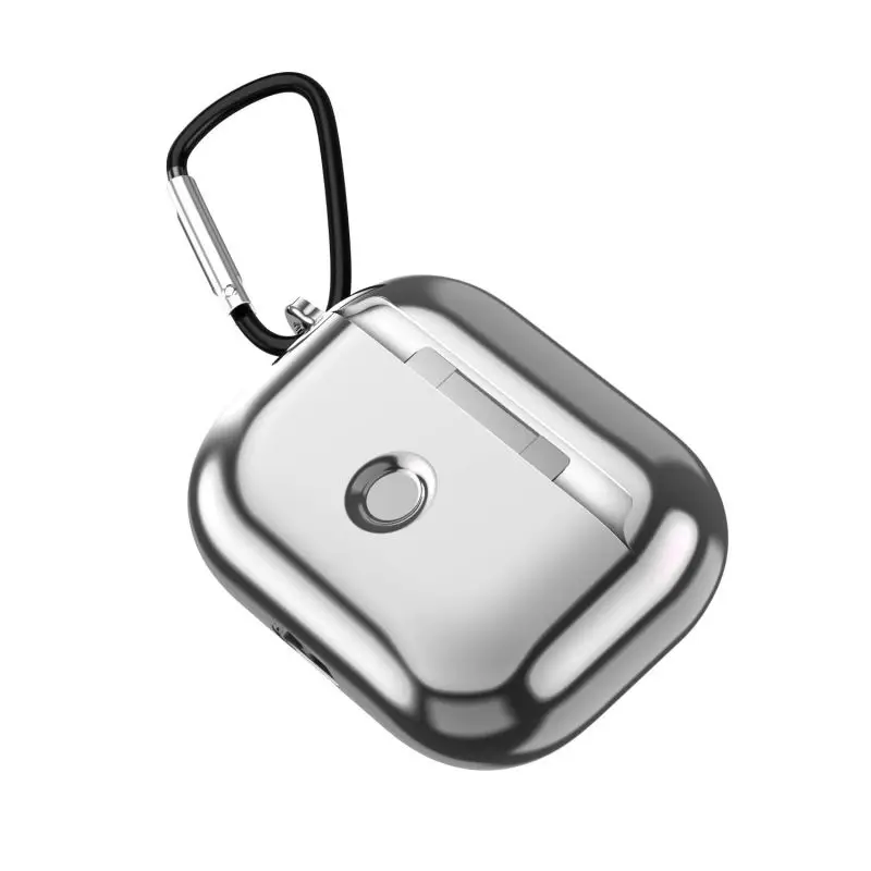 Для AirPods Pro Чехол защитный чехол покрытие ТПУ противоударные наушники защитный чехол для Air Pods Pro чехол с брелком