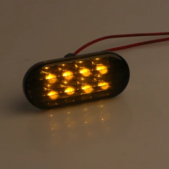 

1 Pair Smoke Side Marker Turn Light 8 LED Golf Passat