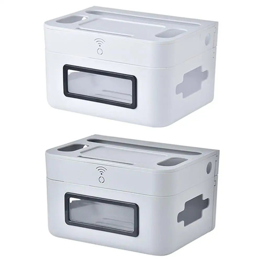 

Wireless Wifi Router Storage Box Separate Wall Hanging Shelf Organizer Patch Board Charger Storage Organizer Rack Holder Safety