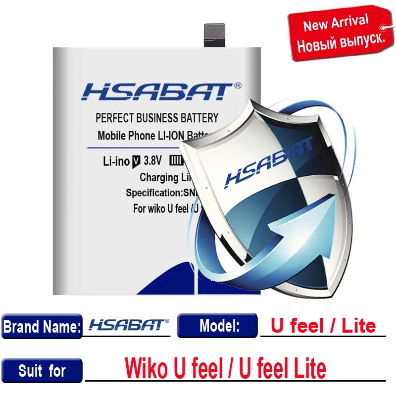 HSABAT 3400 мАч аккумулятор для Wiko U feel/U feel Lite