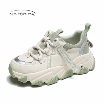 

Steinmeier Platform Sneakers Spring Casual Shoes Vulcanized Sneakers for Women Female Lace Up Autumn Ladies Shoes 2020
