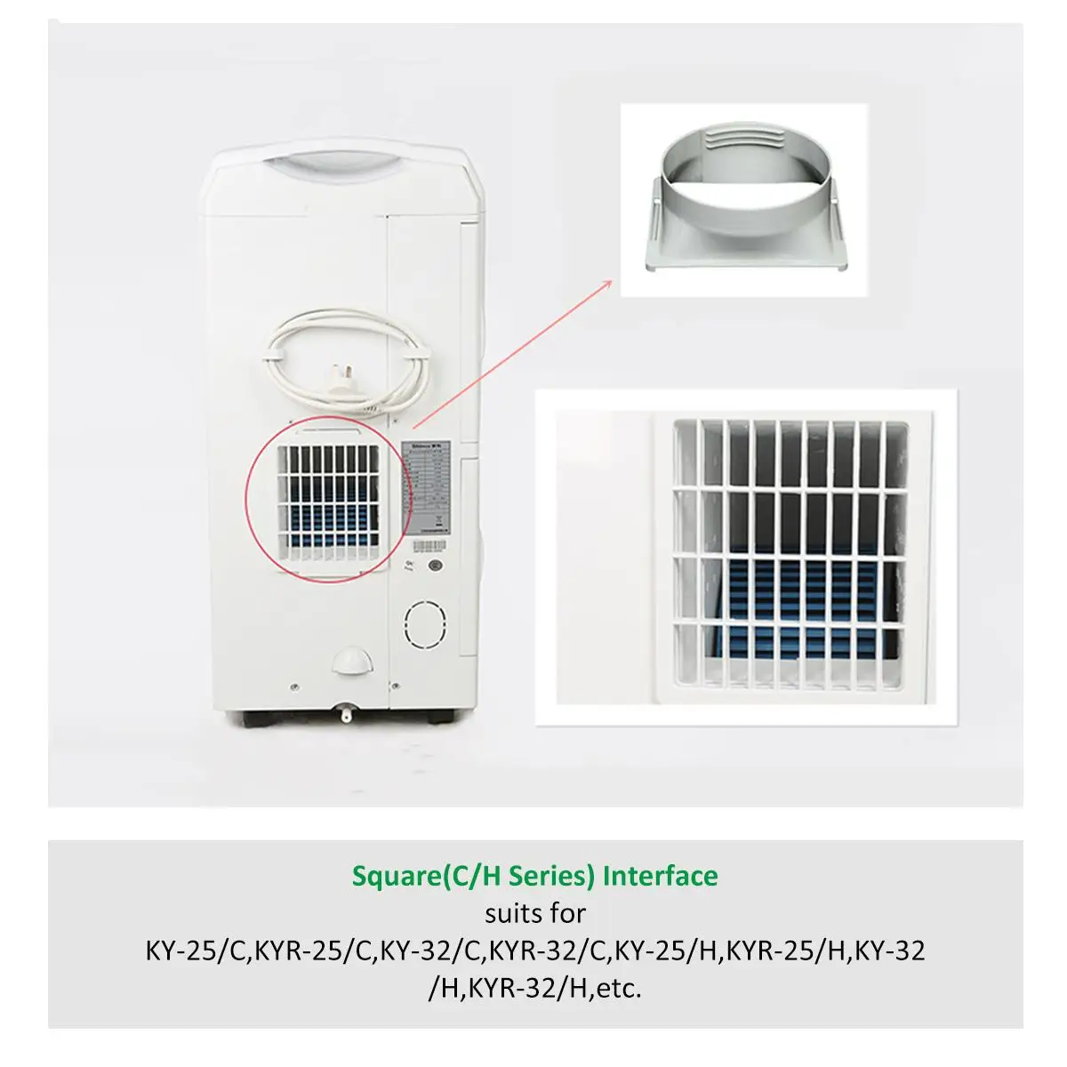 Air Conditioner Exhaust Hose Connector Adaptor for Portable Air Conditioner