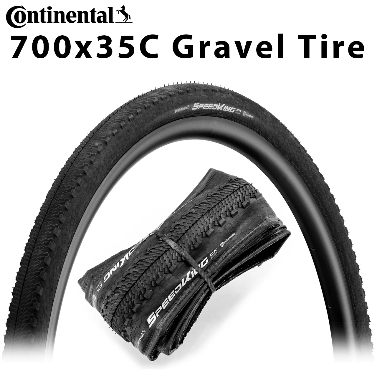 Шина Continental Speed King CX 700x35C производительность 35-622 Складная клинчерная шина