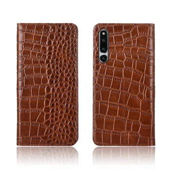 

Crocodile pattern genuine leather card slot holder case for Huawei Honor Magic 2 case for Huawei Honor Play holster cover case