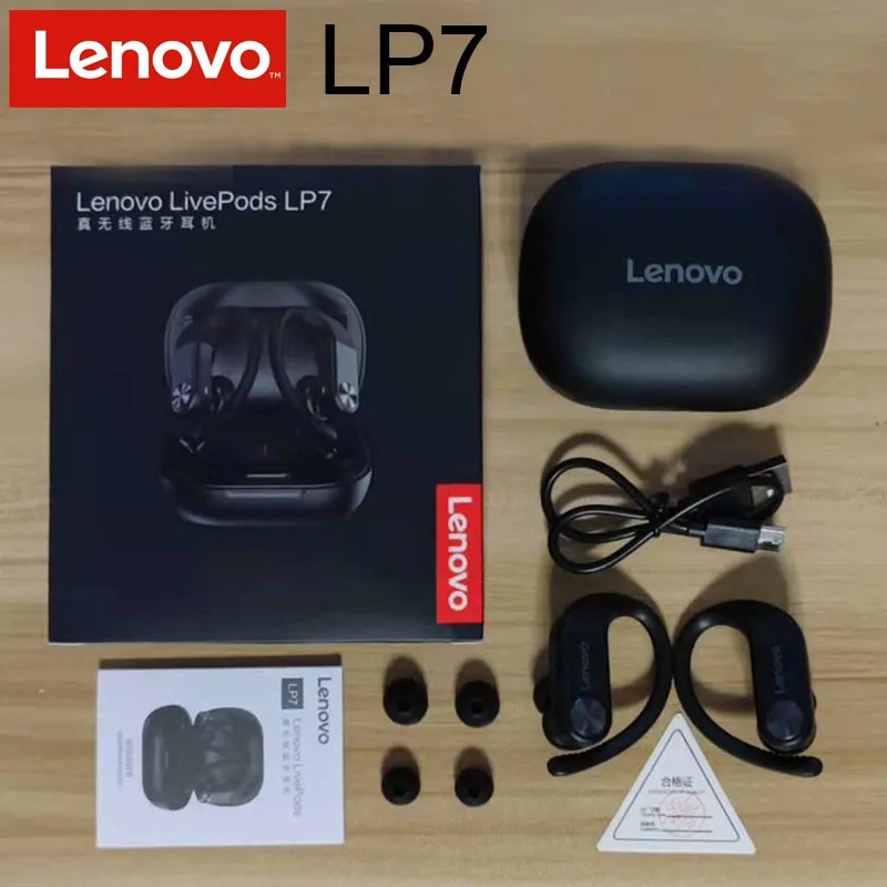 Lenovo LP7 TWS Bluetooth Wireless Headphones Over the Ear Game
