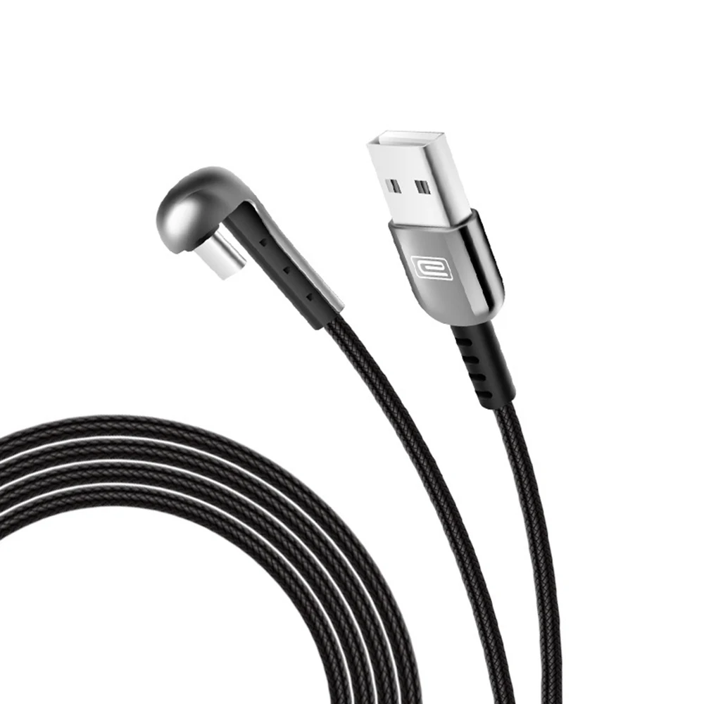 

FDBRO 2019 New Hot Phone Cable for Phone Xs Max XR 2.4A Elbow Green LED Fast Charging Data Cable for All Phone