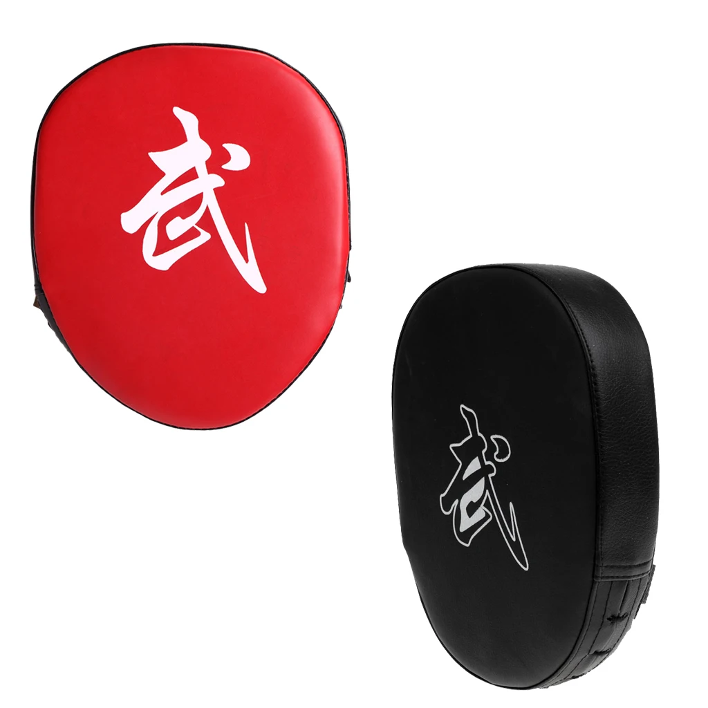 2 Piece Boxing Target Punching Pad Strike Shield Karate Muay Thai Taekwondo Gloves