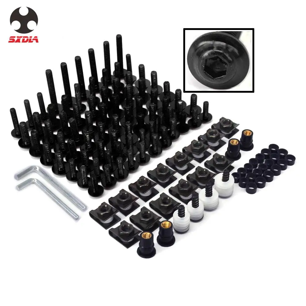 

Motorcycle Fairing Frame Body Bolts Kit Screws Nut For Yamaha MT-07 MT-09 MT 07 09 FZ8 YZF-R6