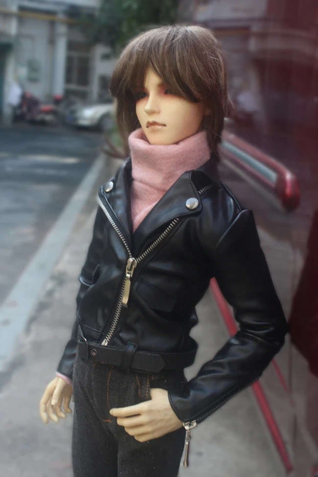 1/4 1/3 BJD doll leather jacket coat 