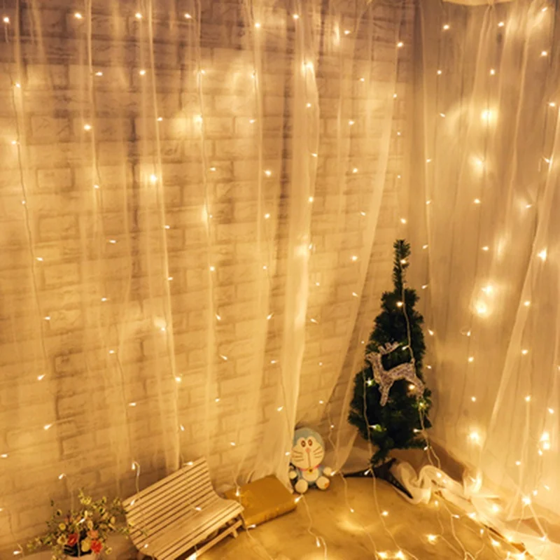 Led Curtain Icicle String Light Christmas Lights Led Fairy Light