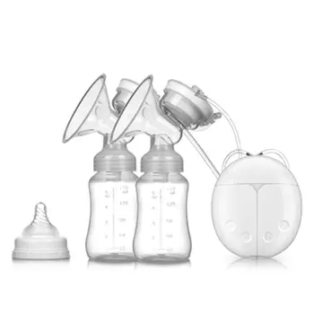 

Double Electric Breast Pump Automatic Milker with Bottle Suction Milk Extractor A2UB