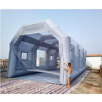Cheap Custom Best Carcoon Mobile Inflatable Auto Paint Spray Booth With Air Blowers
