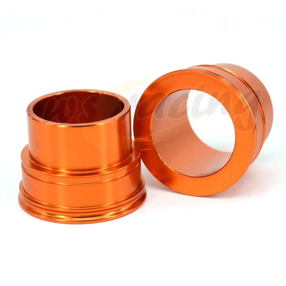 오토바이 CNC 알루미늄 프론트 & 리어 휠 허브 스페이서 및 체인 조절기 KTM SX SX-F 용 액슬 블록 XC-F SXF 125-450 2013-2014