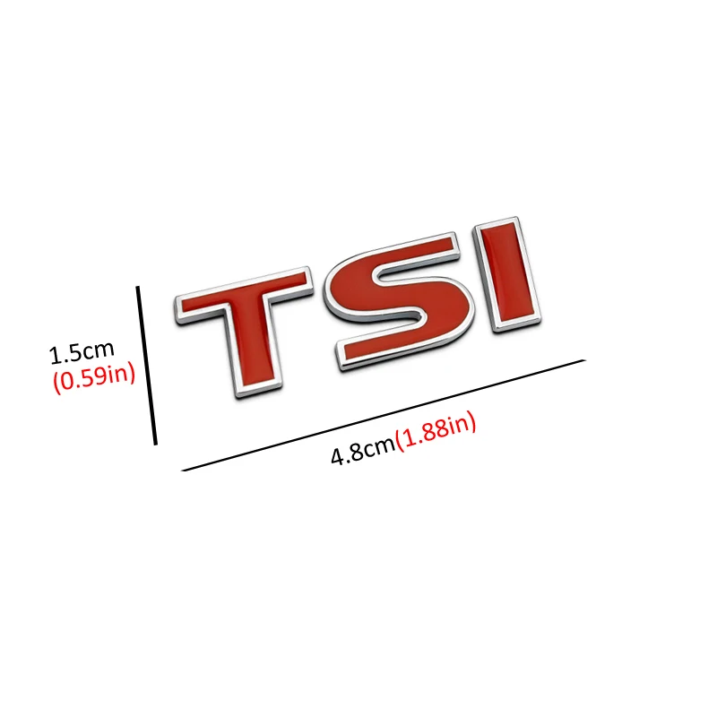 Dsycar 1 шт. 3D металлический TSI автомобильный боковой крыло задний багажник эмблема значок наклейки, универсальные автомобильные аксессуары декоративные наклейки s