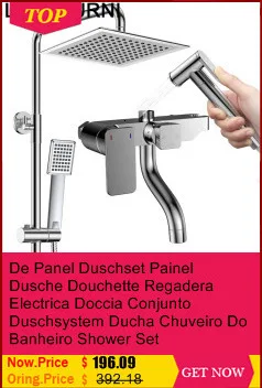 Набор для душа Regadera Black Conjunto Doccia Ducha Piscina Preto panel для ванной комнаты